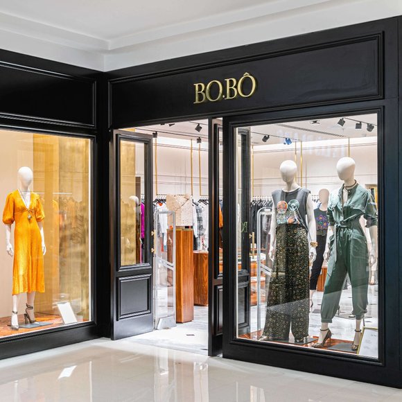 BO.BO Bourgeois Boheme ~Gold Metallic Plaid Bodysuit - Picture 12 of 13